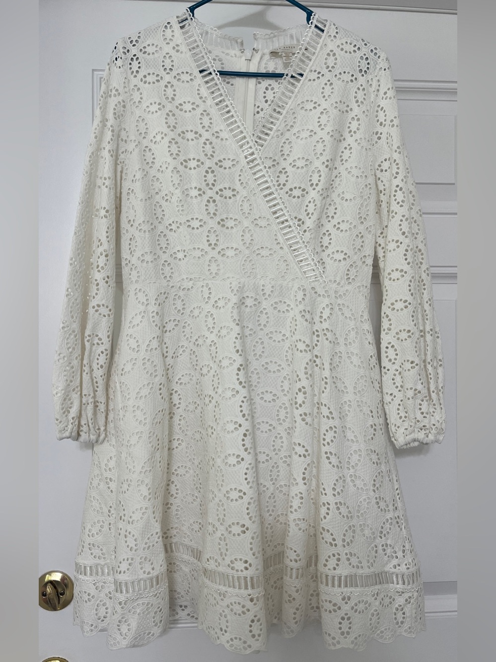 Ted baker cream dress size 10